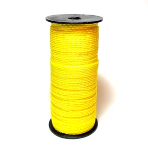 Sznurek murarski PES 1.7 mm x 100 m jasny żółty