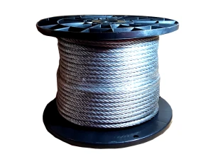 Lina stalowa ocynkowana 10 mm (6x19) odcinki 10- 50 m