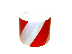 Taśma samoprzylepna biało/czerwona 33 m