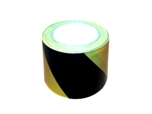 Taśma samoprzylepna Vinylowa żółto/czarna 33 m