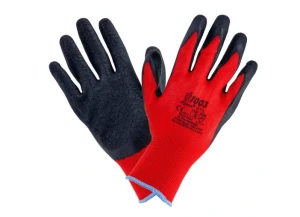 Rękawice nitrylowe powlekane gumą 10 (12 par)