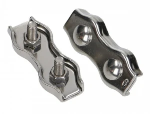 Zacisk siodełkowy podwójny 3 mm nierdzewny AISI 316  A4