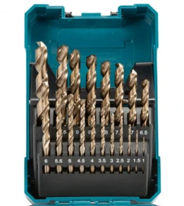 Zestaw wierteł Kobaltowych Heller HSS - 1/10 - 19 szt.