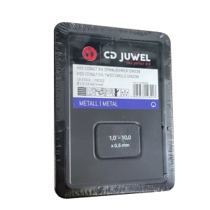 Zestaw wierteł Kobaltowych CD Juwel HSS - 1/10 - 19 szt. 