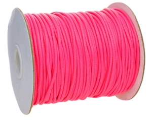 Lina pleciona fluo-ultra 4 mm różowa