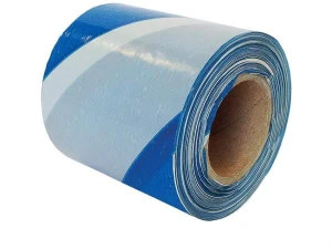 Taśma biało/niebieska 100 m