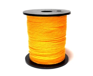Sznurek murarski PP skręcany 1.7 mm x 50 m żółty