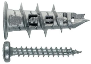 Kołek MJP-32-S z wkrętem do płyt gipsowych